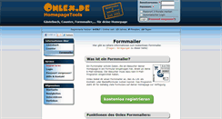 Desktop Screenshot of bestellformular.onlex.de