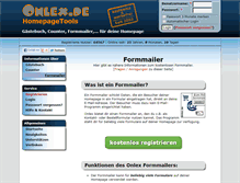 Tablet Screenshot of bestellformular.onlex.de