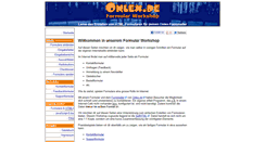 Desktop Screenshot of formws.onlex.de
