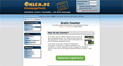 Desktop Screenshot of counter-kostenlos.onlex.de