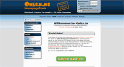 Desktop Screenshot of onlex.de