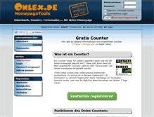 Tablet Screenshot of besucherstatistik.onlex.de