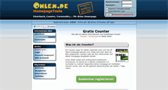 Desktop Screenshot of counter-werbefrei.onlex.de